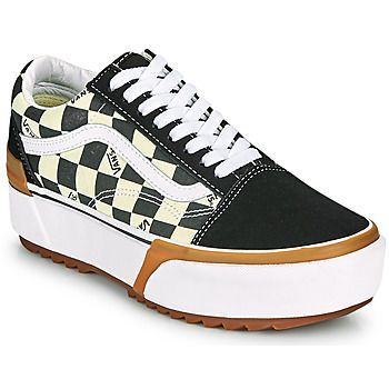 Old skool Stacked  women's Shoes (Trainers) in Black