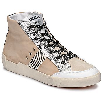NK1384  women's Shoes (High-top Trainers) in Beige