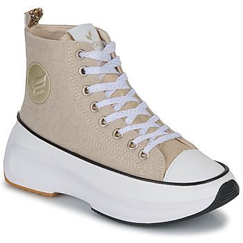 CHRISTA  women's Shoes (High-top Trainers) in Beige