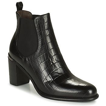 FANY V5 CAIMAN NOIR  women's Low Ankle Boots in Black