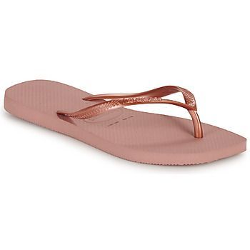 SLIM SQUARE  women's Flip flops / Sandals (Shoes) in Pink