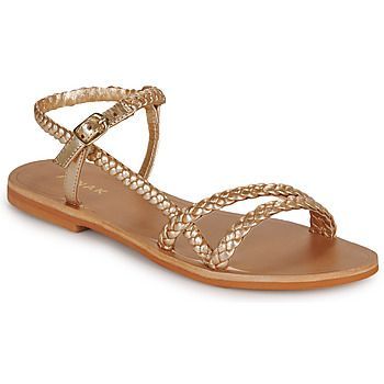 WAL  women's Sandals in Gold