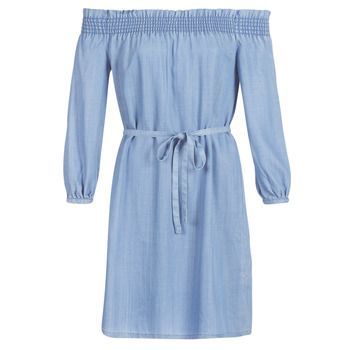 ONLSAMANTHA  women's Dress in Blue. Sizes available:UK 6,UK 8,UK 12