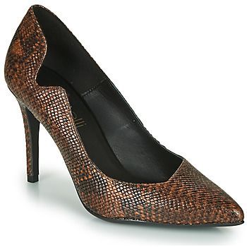 NANELE  women's Court Shoes in Brown. Sizes available:3.5,4,5,5.5,6.5,7.5