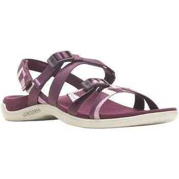 District 3 Backstrap Web  women's Sandals in Purple