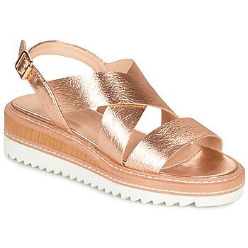 EULALIE  women's Sandals in Gold. Sizes available:4,6,6.5,7.5