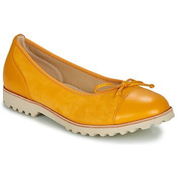 KRINE  women's Shoes (Pumps / Ballerinas) in Yellow. Sizes available:3.5,6,8,3