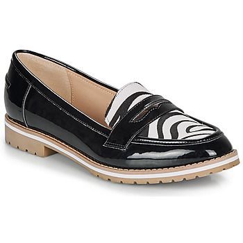 PORTLAND  women's Loafers / Casual Shoes in Black. Sizes available:6.5