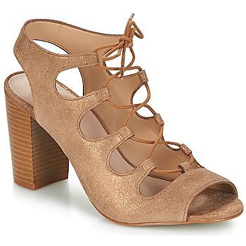 LAETITIA  women's Sandals in Gold. Sizes available:7.5