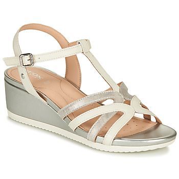 D ISCHIA  women's Sandals in White. Sizes available:3,4,5,7,7.5,6.5
