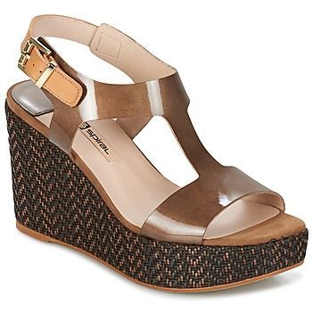 PAULA  women's Sandals in Brown. Sizes available:3.5,6.5,7.5