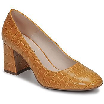 MARGOT  women's Court Shoes in Yellow. Sizes available:3.5,6.5,3