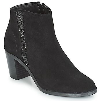 TERRA  women's Low Ankle Boots in Black. Sizes available:4,5,6,6.5