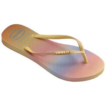 SLIM GRADIENT SUNSET  women's Flip flops / Sandals (Shoes) in Multicolour