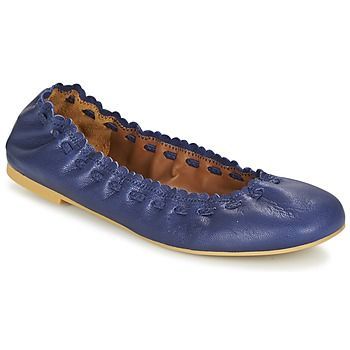 SB28021  women's Shoes (Pumps / Ballerinas) in Blue
