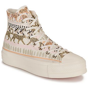 CHUCK TAYLOR ALL STAR  LIFT-ANIMAL ABSTRACT  women's Shoes (High-top Trainers) in Multicolour