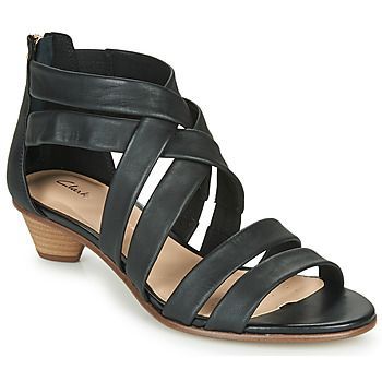 MENA SILK  women's Sandals in Black. Sizes available:4,5,5.5,7,4.5,6