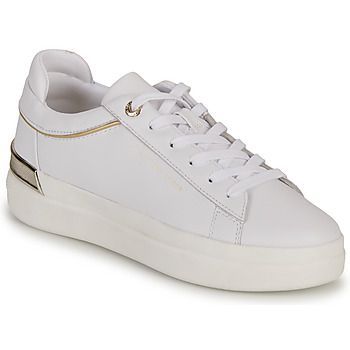 LUX METALLIC CUPSOLE SNEAKER  women's Shoes (Trainers) in White