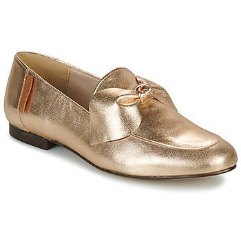 JULIE  women's Loafers / Casual Shoes in Gold