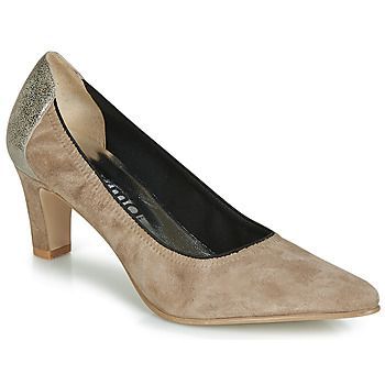 ELEGANCY  women's Court Shoes in Beige. Sizes available:3.5,4,6.5