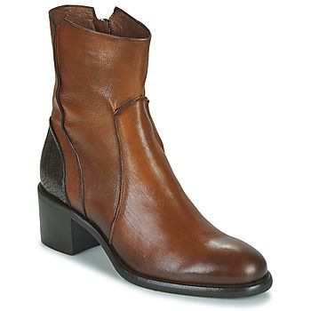 Rosult  women's Low Ankle Boots in Brown
