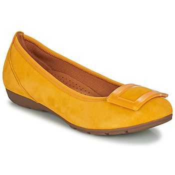 KASTIPON  women's Shoes (Pumps / Ballerinas) in Yellow. Sizes available:6.5,2.5,3