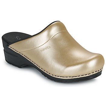 SONJA  women's Clogs (Shoes) in Gold