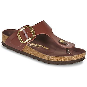 GIZEH BIG BUCKLE  women's Flip flops / Sandals (Shoes) in Brown