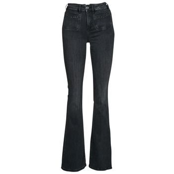 UF3138  women's Bootcut Jeans in Black