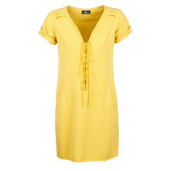 PATRICIA  women's Dress in Yellow