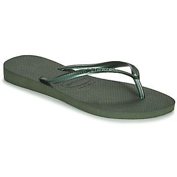 SLIM  women's Flip flops / Sandals (Shoes) in Green