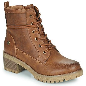 170145  women's Low Ankle Boots in Brown