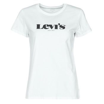Levis  THE PERFECT TEE  women's T shirt in White. Sizes available:S,M,L,XL,XS,XXS
