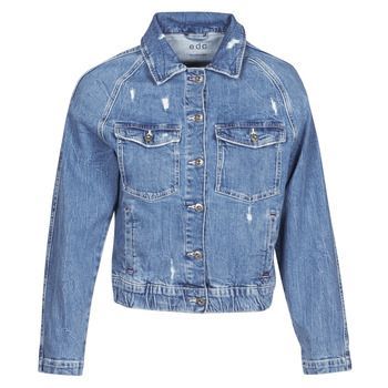 ESPRILA  women's Denim jacket in Blue. Sizes available:XS,S
