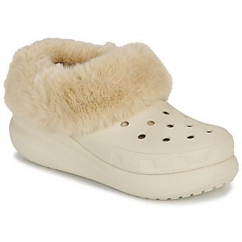 Furever Crush  women's Clogs (Shoes) in Beige