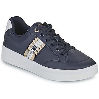 COURT SNEAKER WITH WEBBING  women's Shoes (Trainers) in Marine
