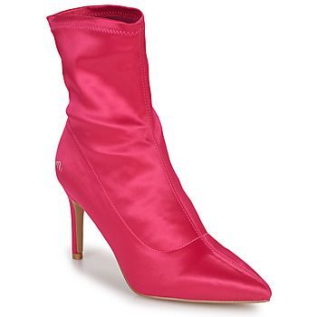 NEW03  women's Low Ankle Boots in Pink