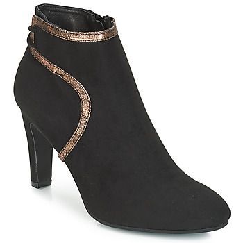 AUREL  women's Low Ankle Boots in Black. Sizes available:5,6,6.5,7.5
