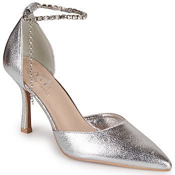 NEW01  women's Court Shoes in Silver