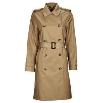 DB BLTD  women's Trench Coat in Beige