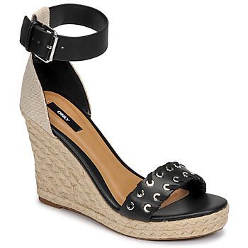 AMELIA 12  women's Sandals in Black. Sizes available:4,5,6,6.5,7.5