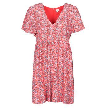 CAROLINA  women's Dress in Red. Sizes available:S,L,XS