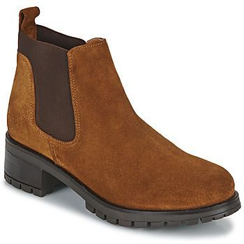 NEW004  women's Low Ankle Boots in Brown