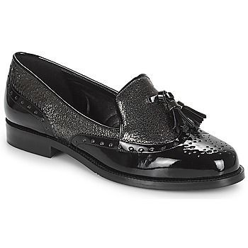 PELICAN  women's Loafers / Casual Shoes in Black. Sizes available:3.5