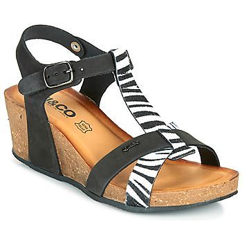 JOULIA  women's Sandals in Black. Sizes available:3.5,4,7.5