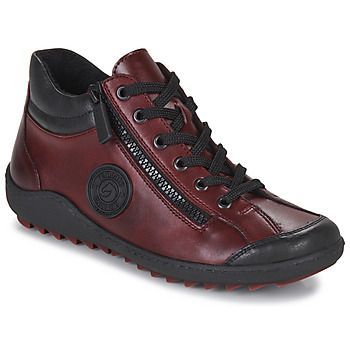 R147735  women's Shoes (High-top Trainers) in Bordeaux
