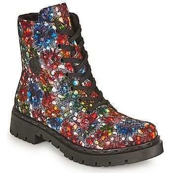 Y2440-90  women's Mid Boots in Multicolour