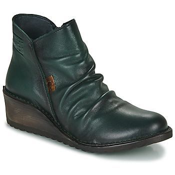 SOULANE  women's Mid Boots in Green