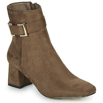 VERONICA  women's Low Ankle Boots in Brown
