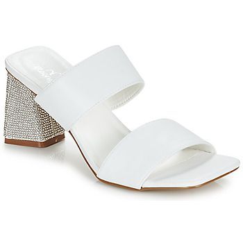 MIVELLE  women's Mules / Casual Shoes in White